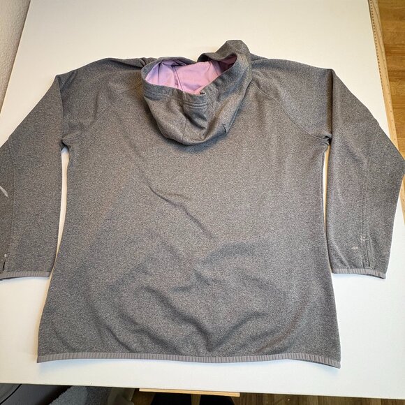 The North Face Tekware Hoodie Sweatshirt Gray Lavender Womens XXL - Picture 4 of 10